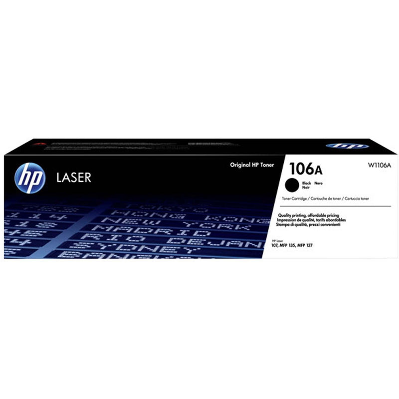 HP - Verbrauchsmaterial für Telefax/Drucker/MFC Lasertoner W1106A sw 1.000 Seiten,schwarz