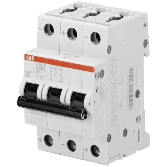 ABB Stotz S&J - Leitungsschutzschalter Sicherungsautomat S203M-K5UC 10 kA, 5 A, 3P