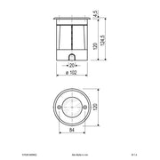 EVN Lichttechnik - Bodeneinbauleuchte LED-Bodeneinbauleuchte 679361A89902 IP67 RGBW