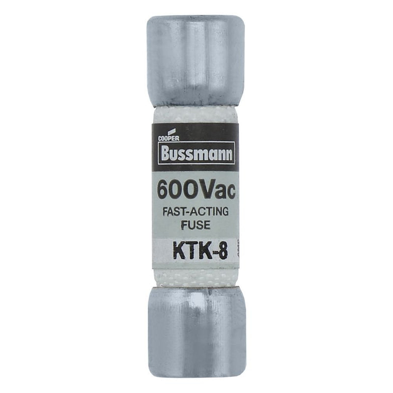 Eaton - HRC-Sicherung Sicherungseinsatz KTK-8 8 A, AC 600 V − 10 Stück