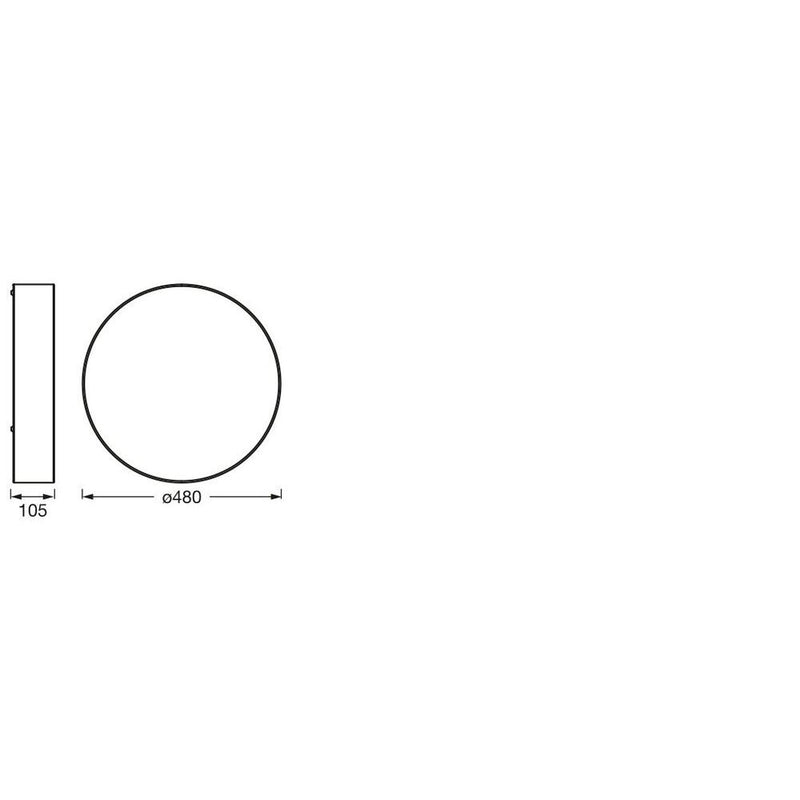 Ledvance - Decken-/Wandleuchte Deckenleuchte 3xE27 Orbis #4058075829084 braun  − 1 Stück