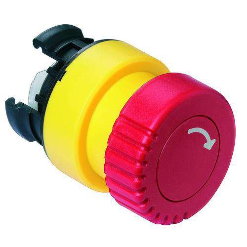 Stahl - Frontelement für Pilztaster Pilzsperrtaster 8602A0010-2-S NOT-AUS