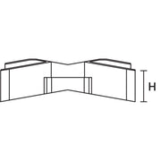 HellermannTyton - Kabelbinder ELTY Kopf ELTYK-POM-BK-Q1 schwarz