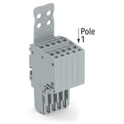 WAGO - Ein- und mehrpolige Klemmenleiste 2-Leiter-Federleiste 2020-211/135-000 CAGECLAMP,1,5mm²,gr − 20 Stück