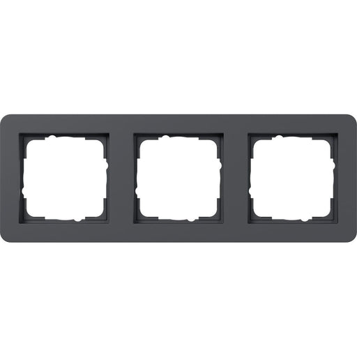 Gira - Abdeckrahmen 3fach 0213152 anthrazit
