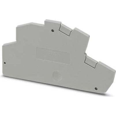 Phoenix Contact - Abschluss- und Zwischenplatte für Reihenklemme Abschlussdeckel D-PTTBS 1,5/S-KNX 78x2,2mm, weiß