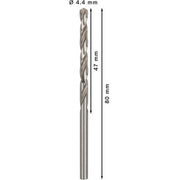 Bosch - Bohrer PRO Metal HSS-G 2608595333 Spiralbohrer 4,4 x