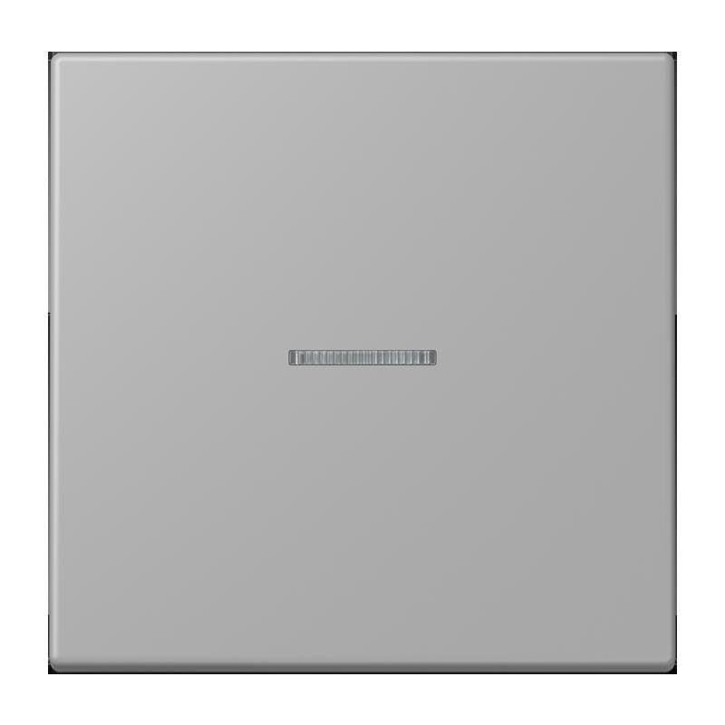 Jung - Abdeckung/Bedienelement für Installationsschalterprogramme Wippe mit Lichtleiter LC 101 KO5 204 gris moyen