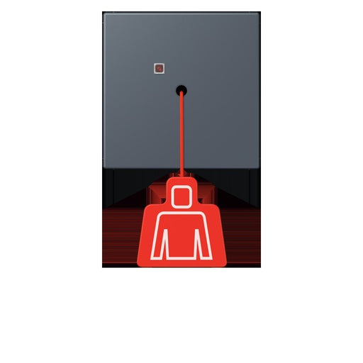 Jung - Behindertenelement für Installationsschalterprogramme Notrufsystem Zugtaster NRS LC 0834 ZT 262 gris fonce 59