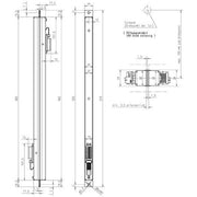 Assa Abloy effeff - Netzanschlussleitung Verdeckter Kabelübergang 10314-20-20--00