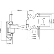 E+P Elektrik - Halterung für Audio-/Videosysteme Wandhalterung WH 223 Stecksystem