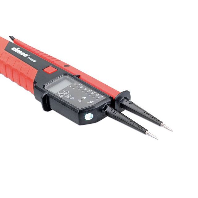 Cimco Werkzeuge - Spannungsprüfer AC/DC-Spannungsprüfer 111429 bis 690V m.LED+LCD