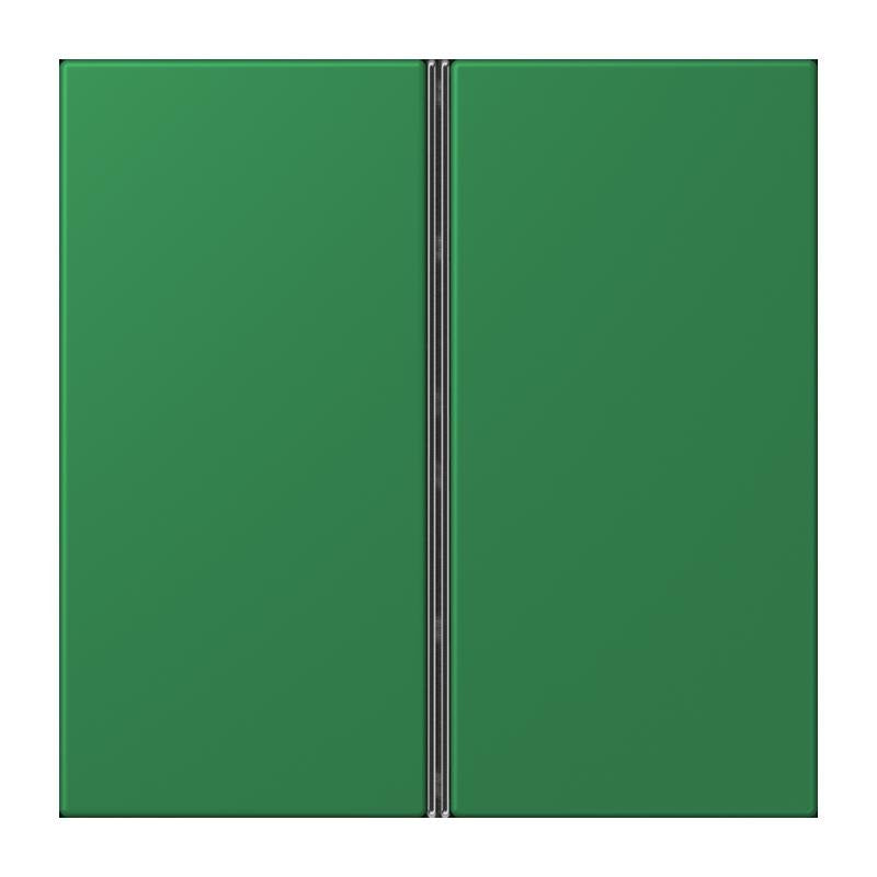 Jung - Abdeckung/Bedienelement für Installationsschalterprogramme Tastensatz 2fach LC 402 TSA 219 vert fonce
