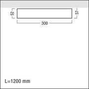 Zumtobel Group - Decken-/Wandleuchte LED-Deckenanbauleuchte MIRL A LED #42928701 3000K