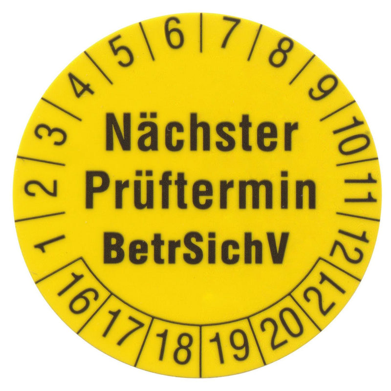 Beha-Amprobe - Kennzeichnungsmaterial Prüfetiketten FTC00001239D(VE250) 30mm