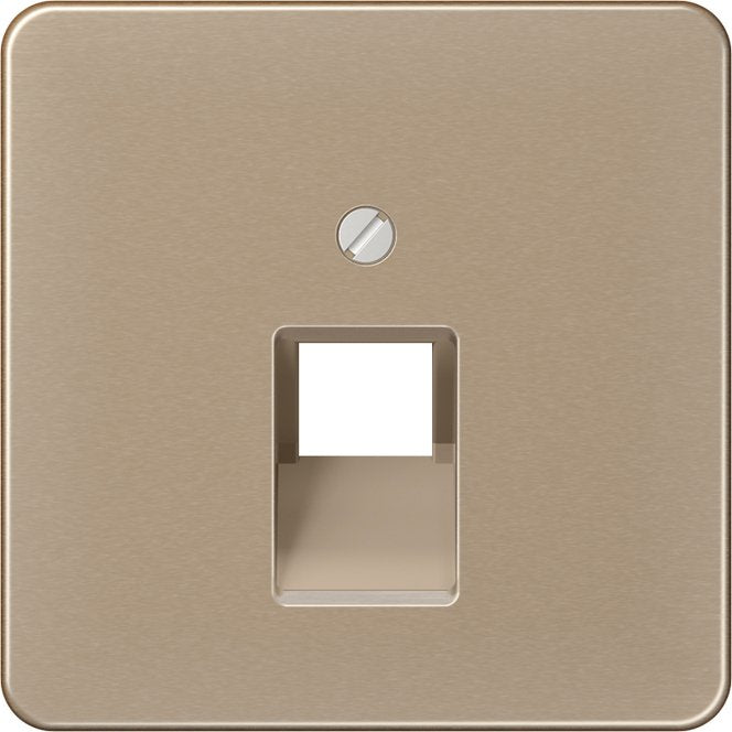 Jung - Einsatz/Abdeckung für Kommunikationstechnik Abdeckung gold brz CD 569-1 UA GB für IAE/UAE-Dose