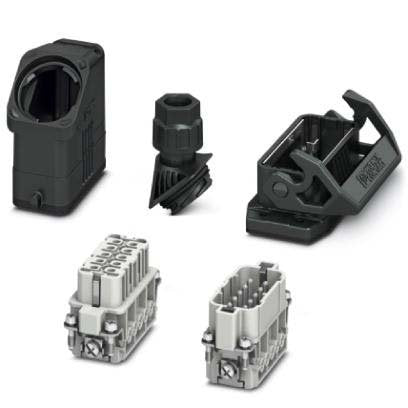 Phoenix Contact - Rechtecksteckverbinder, Set (Industriesteckverbinder) Steckverbinder-Set 1424453