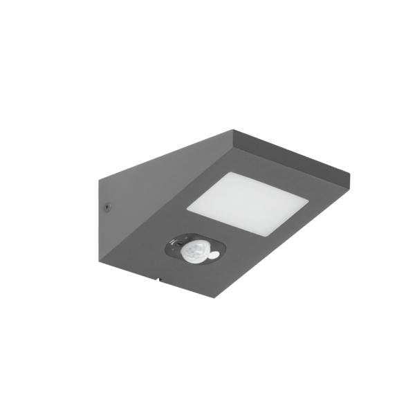 Brumberg Leuchten - Decken-/Wandleuchte LED-Solarwandleuchte 65291103 3000K, graphit