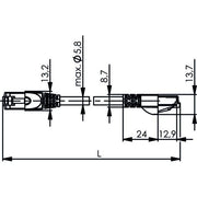 Telegärtner - Patchkabel Kupfer Industrie Patchkabel Cat5 gn 100008660 5,0m, SF/UTP, PVC