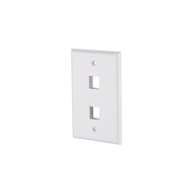 Metz Connect - Kommunikationsanschlussdose Kupfer Keystone Anschlussdose 1309152402KE US- Style 2 Port
