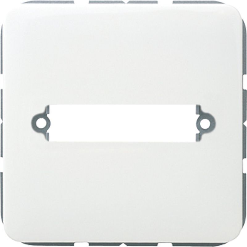 Jung - Einsatz/Abdeckung für Kommunikationstechnik Abdeckung aws CD 594-1 WW für Trapezsteckverb
