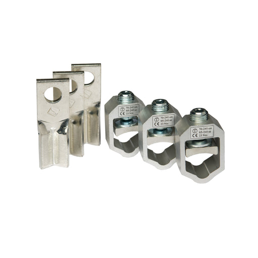 Mersen - Zubehör/Ersatzteile für Niederspannungs-Schalttechnik V-Klemme Set 1.002.902 (VE3) 3Stk. 70-240mmq+Las