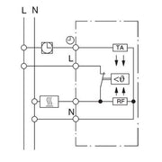 Eberle Controls - Raumthermostat/Uhrenthermostat Raumtemperaturregler RTR-E 8001-50 UP, Öffner, 230V