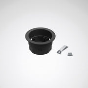 Trilux - Mechanisches Zubehör/Ersatzteile für Leuchten Punktauslass Einbaubox #5858700 schwarz