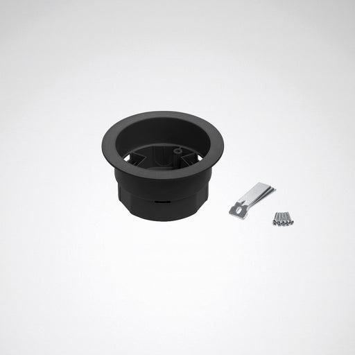 Trilux - Mechanisches Zubehör/Ersatzteile für Leuchten Punktauslass Einbaubox #5858700 schwarz