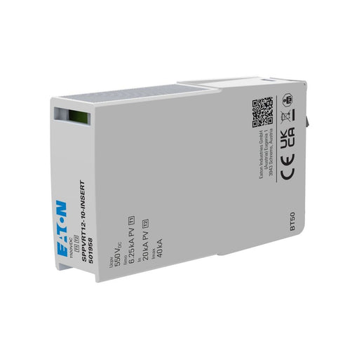 Eaton - Zubehör/Ersatzteile für Erdung und Blitzschutz PV-Überspannungsschutz SPPVRT12-10-INSERT 1000V,Klasse1und2