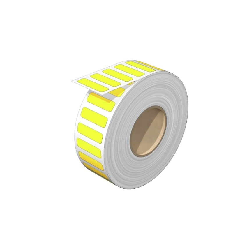 Weidmüller - Kennzeichnungsmaterial Gerätemarkierer, Etikett SM 27/8 MM GE VPE100 27x8mm gelb − 100 Stück