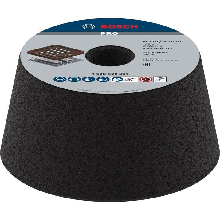 Bosch - Trenn-/Schleifscheibe PRO Metal Konischer 1608600234 Schleiftopf 90 x 110