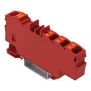 WAGO - Durchgangs-Reihenklemme Verteilerklemme 2206-8033 1x6qmm/6x1,5qmm, rt − 12 Stück