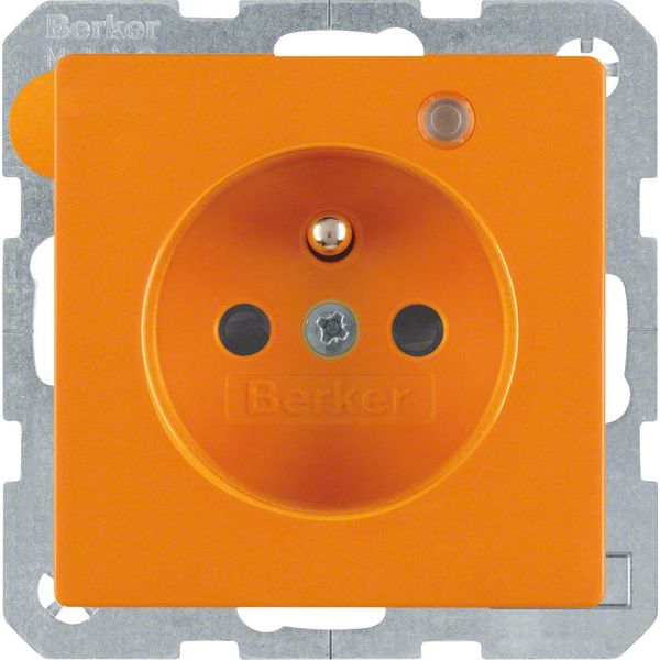 Berker - Steckdose or samt 6765096014 Kontroll-LED