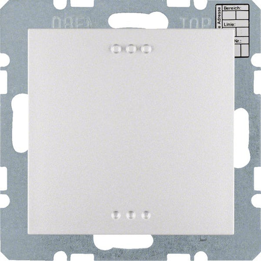 Berker - Bussystem-Raumtemperaturregler KNX-Sensor 75441383 alu matt