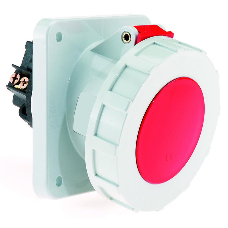 Bals Elektrotech - CEE-Anbausteckdose (IEC 60309) Anbausteckdose GT m. Neig. 1200 63A 4p 400V 6h IP67