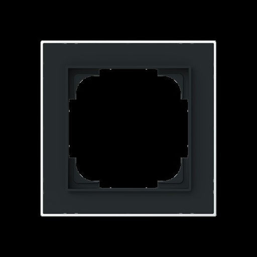 Busch-Jaeger - Abdeckrahmen Rahmen 1-fach 1721-456M mit Dekorring − 1 Stück by Busch-Jaeger
