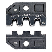 Knipex - Einsatz für Presswerkzeug Kabelschuhe/Verbinder, Aderendhülsen, Schirmanschluss Crimpeinsatz 97 49 05 für Steckverbinder