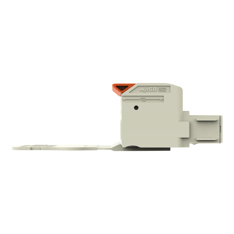 WAGO - Ein- und mehrpolige Klemmenleiste 1-Leiter-Federleiste Hebel 832-1106/334-000 Push-inCAGECLAMP,lgr − 5 Stück