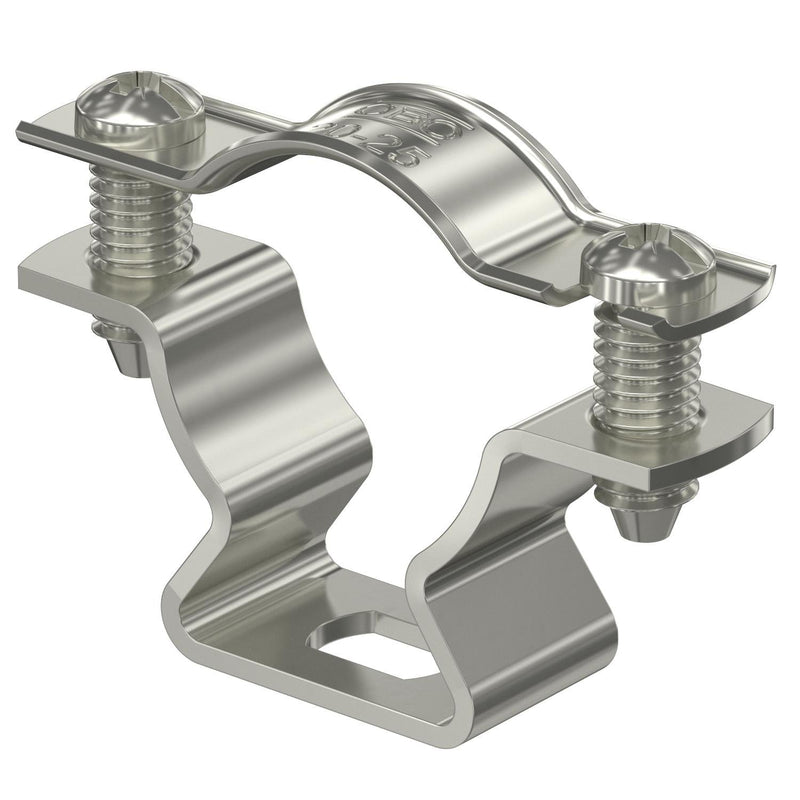 OBO Bettermann - Befestigungsschelle für Kabel/Rohre Abstandschelle ASL 733 25 A2 mit Langloch 20-25mm − 1 Stück