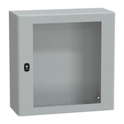 Schneider Electric - Gehäuse/Schaltschrank (leer) Wandschrank RAL 7035 NSYS3D6625T 600x600x250 Sichttür
