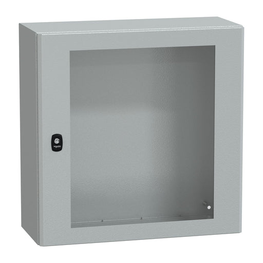 Schneider Electric - Gehäuse/Schaltschrank (leer) Wandschrank RAL 7035 NSYS3D6625T 600x600x250 Sichttür