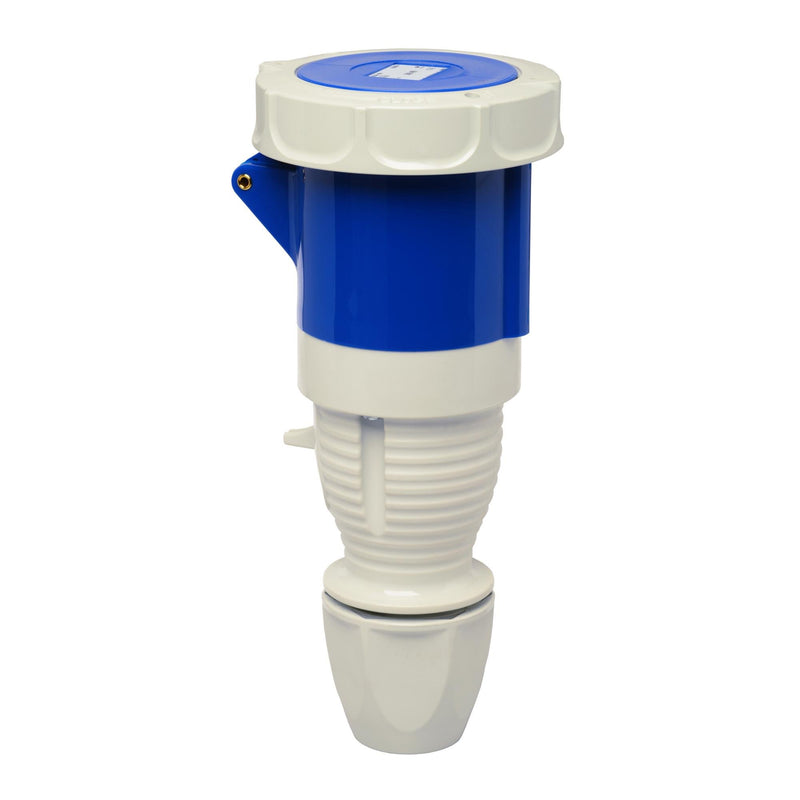 Walther Werke - CEE-Kupplung (IEC 60309) Wasserdichte Kupplung 368409 63A 4P 9h − 5 Stück