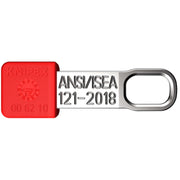 Knipex - Befestigungsclip TehteredTool Clips 00 62 10 TR (VE10) Rot (10 Stk)