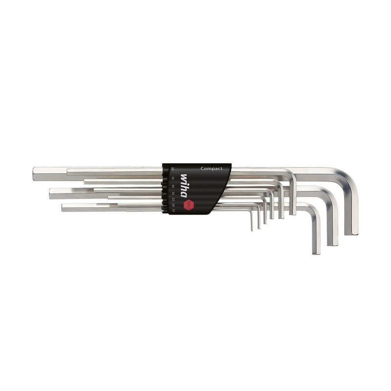 Wiha - Innensechskantschlüsselset Sechskant-Stiftschlüssels. 352H9 9tlg im Compact Halter