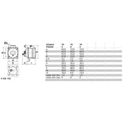 Bals Elektrotech - CEE-Anbausteckdose (IEC 60309) Anbausteckdose gerade 16A 13681 5p 400V 6h IP44