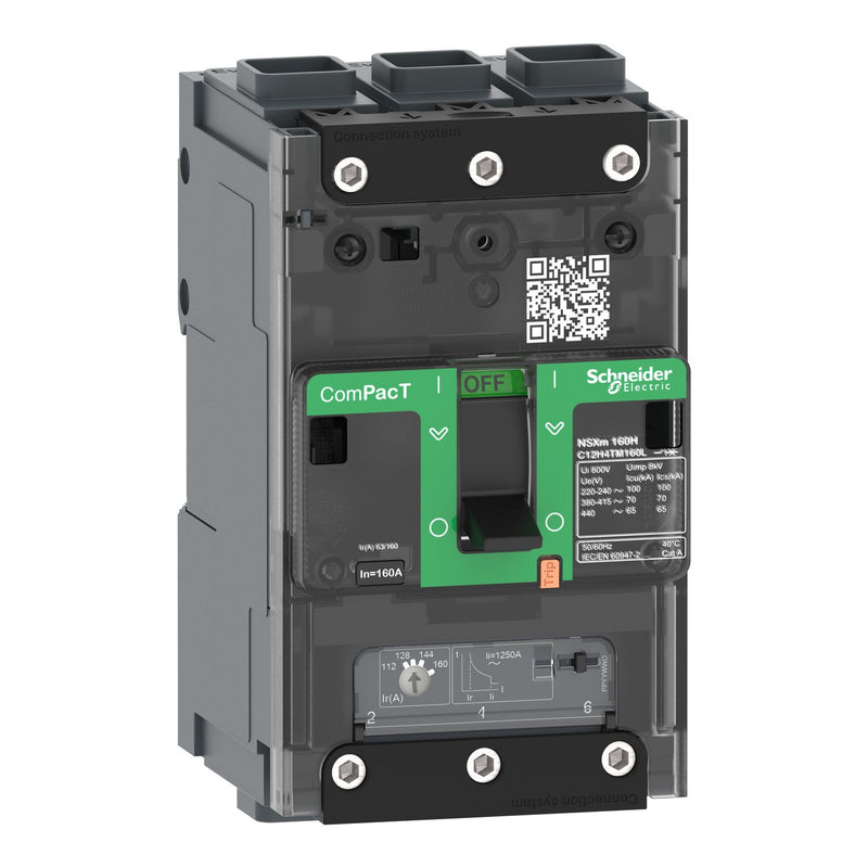 Schneider Electric - Leistungsschalter für Trafo-, Generator- und Anlagenschutz Kompaktleistungsschalter C11E3TM100L ComPacT NSXm 100 A