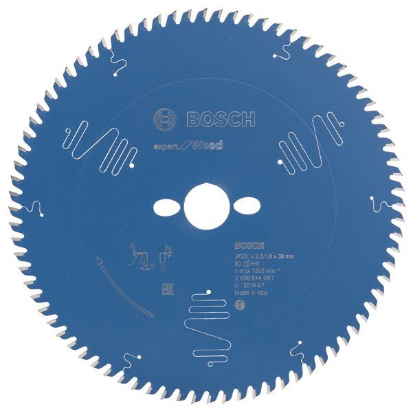 Bosch - Kreissägeblatt Expert for 2608644091 Wood T 260 x 30 - 80