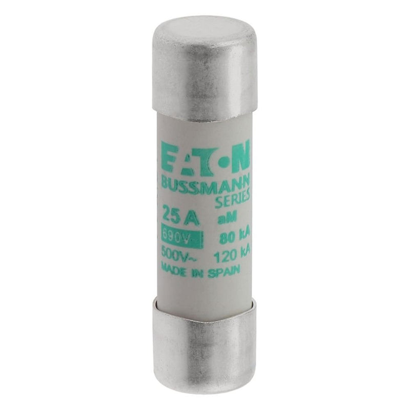 Eaton - Zylindrische Sicherung Sicherungseinsatz Nieders. CYLINDRICA#C14M25 25A AC 690V 80kA − 10 Stück