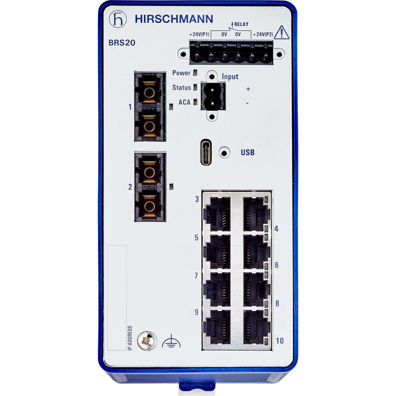 Hirschmann INET - Netzwerk Switch Ind.Ethernet Switch BRS20-4TX-EEC 4 Port, managed − 1 Stück